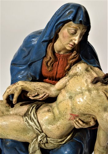 La "Pietà"  terracotta policroma